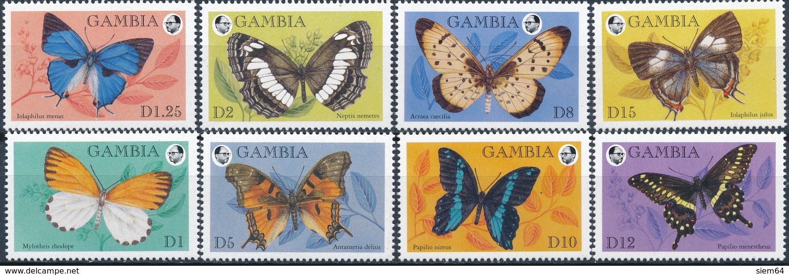 Gambia  Butterflies - Vlinders