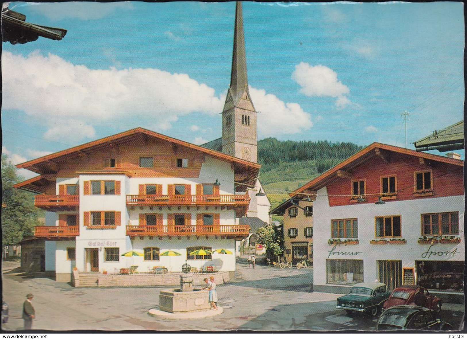 Austria - 5761 Maria Alm - Am Steinernen Meer - Marktplatz - Cars - VW - Opel Rekord (60er Jahre) - Maria Alm