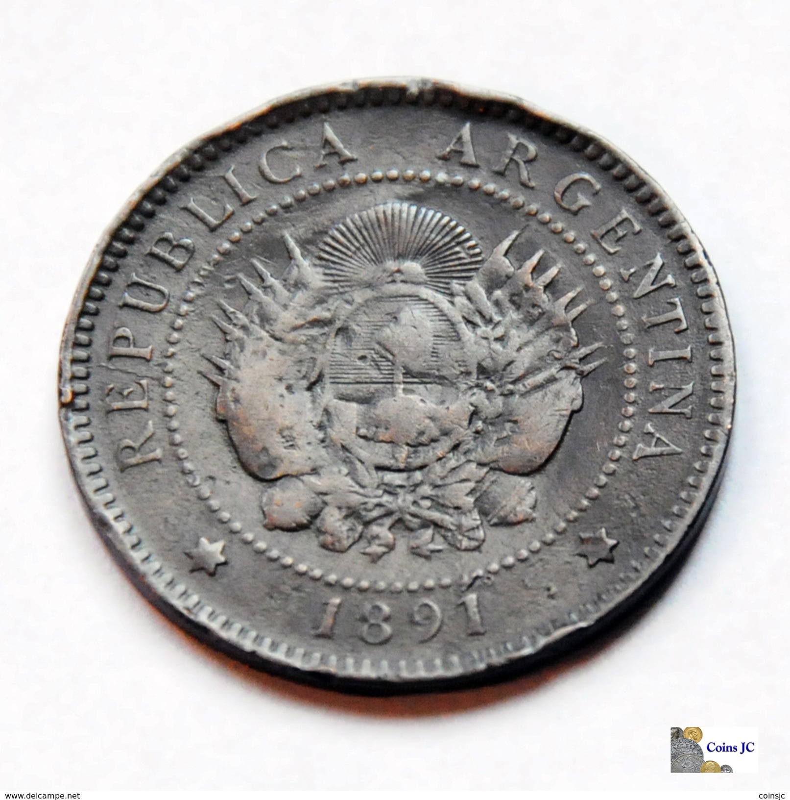 Argentina - 1 Centavo - 1891 - Argentina