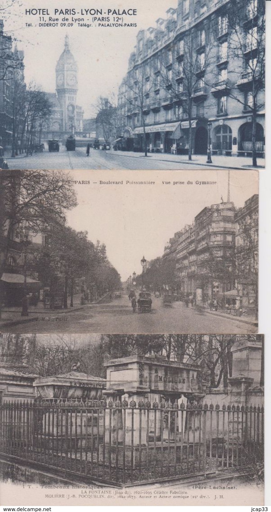 PARIS  -  LOT DE 20 CPA  -  écrites Et Non écrites  - - Lots, Séries, Collections