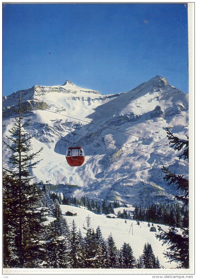 ORMONT DESSUS LES DIABLEREETS TELECABINE D'ISENAU - Ormont-Dessus 