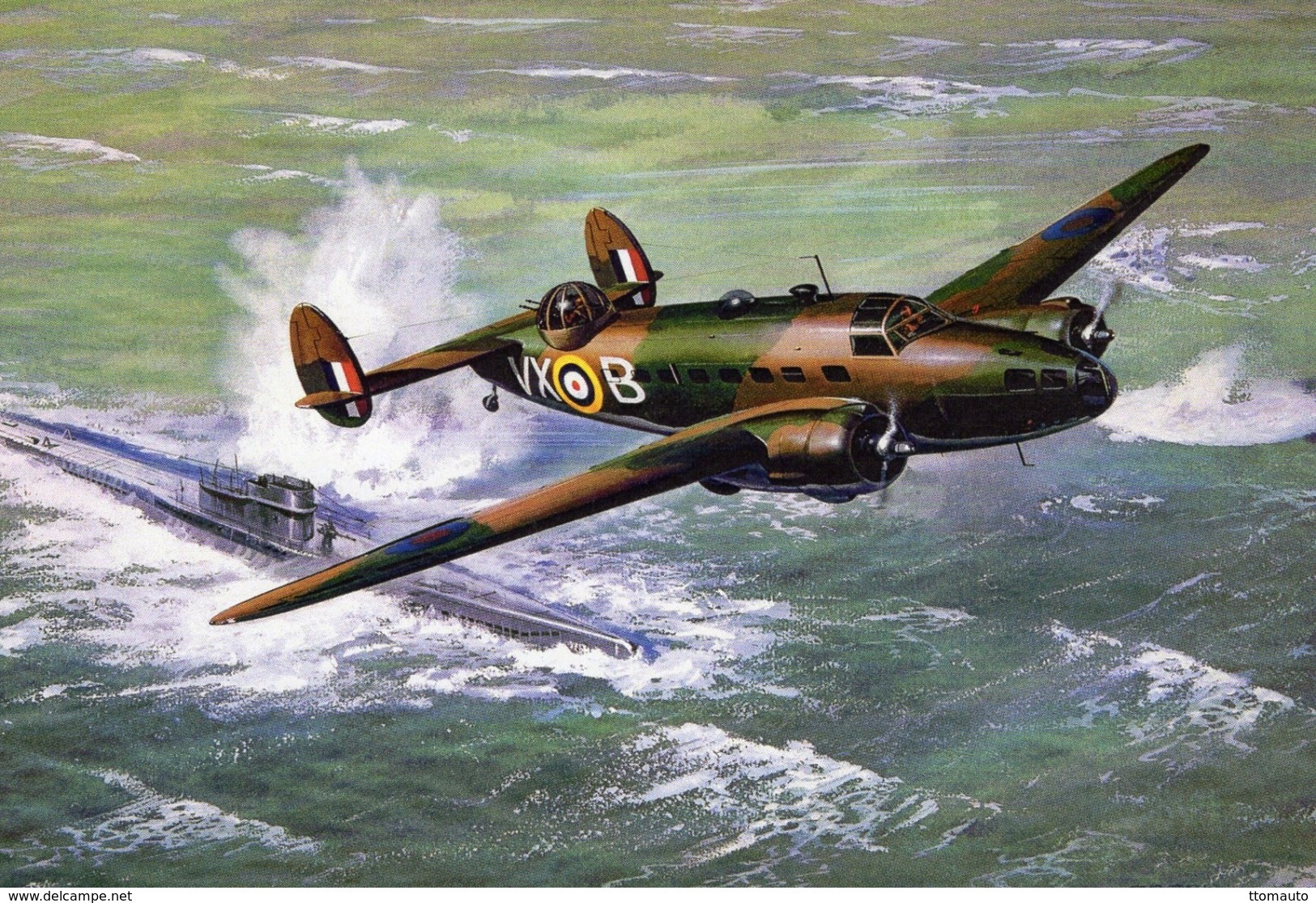 Handley Page Hampden AE116  -  Art Card  -  CPM - 1939-1945: 2ème Guerre