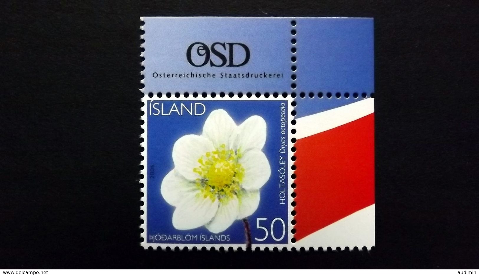 Island 1117 **/mnh, Silberwurz (Dryas Octopetala) - Unused Stamps