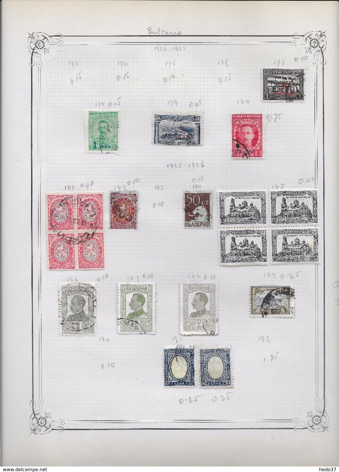Bulgarie -  Collection Ancienne Petit Prix - 6 Scans - Collections, Lots & Series