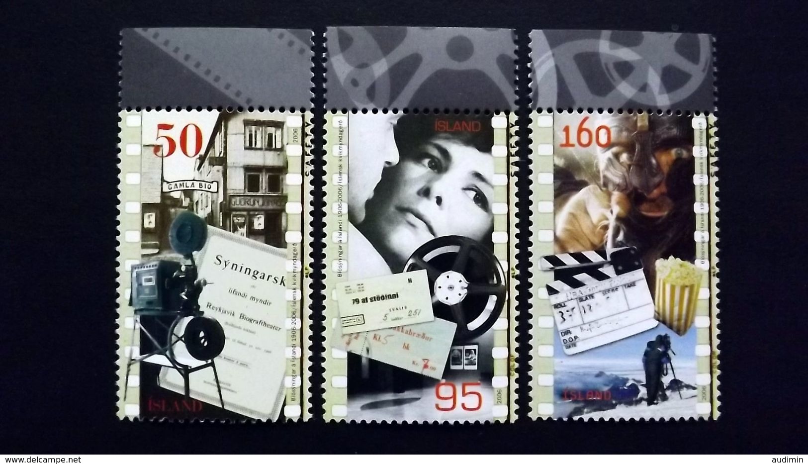 Island 1120/2 **/mnh, 100 Jahre Filmvorführungen In Island - Ungebraucht