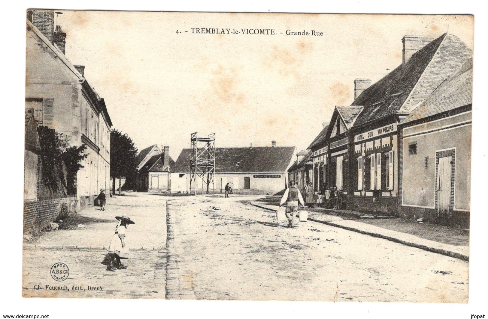 28 EURE ET LOIR - TREMBLAY LE VICOMTE Grande-rue - Autres & Non Classés