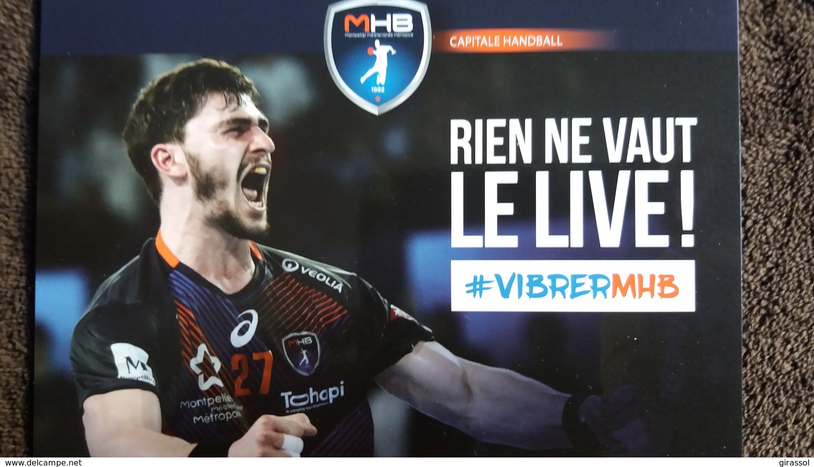 CPM RUGBY MONTPELLIER HANDBALL MHB CALENDRIER MI SAISON 2017 2018 AU DOS RIEN NE VAUT LE LIVE - Balonmano