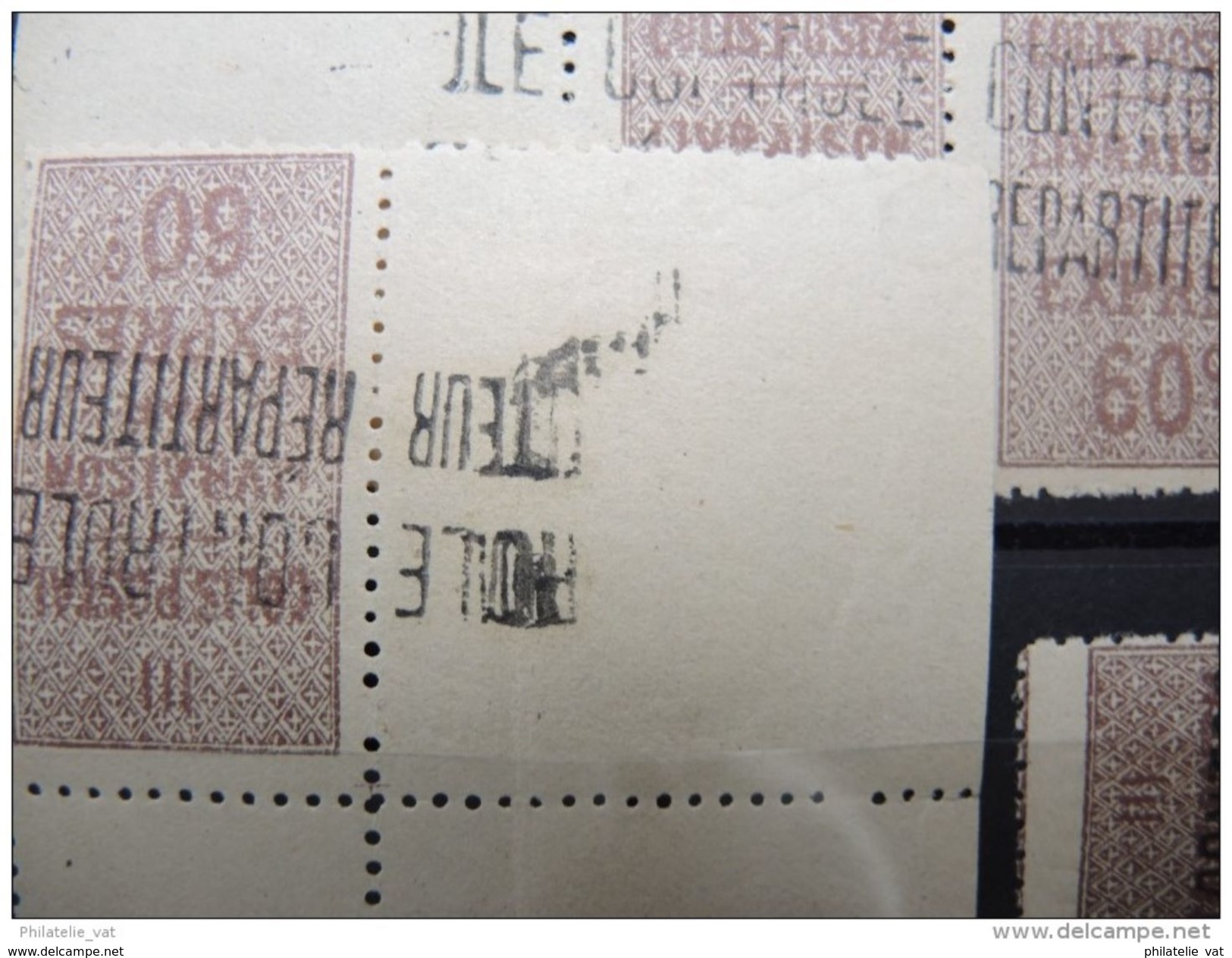 ALGERIE FRANCAISE - Superbe lot de colis postaux - Luxes - 12 plaquettes - Pas courant dans cette qualité - P16301