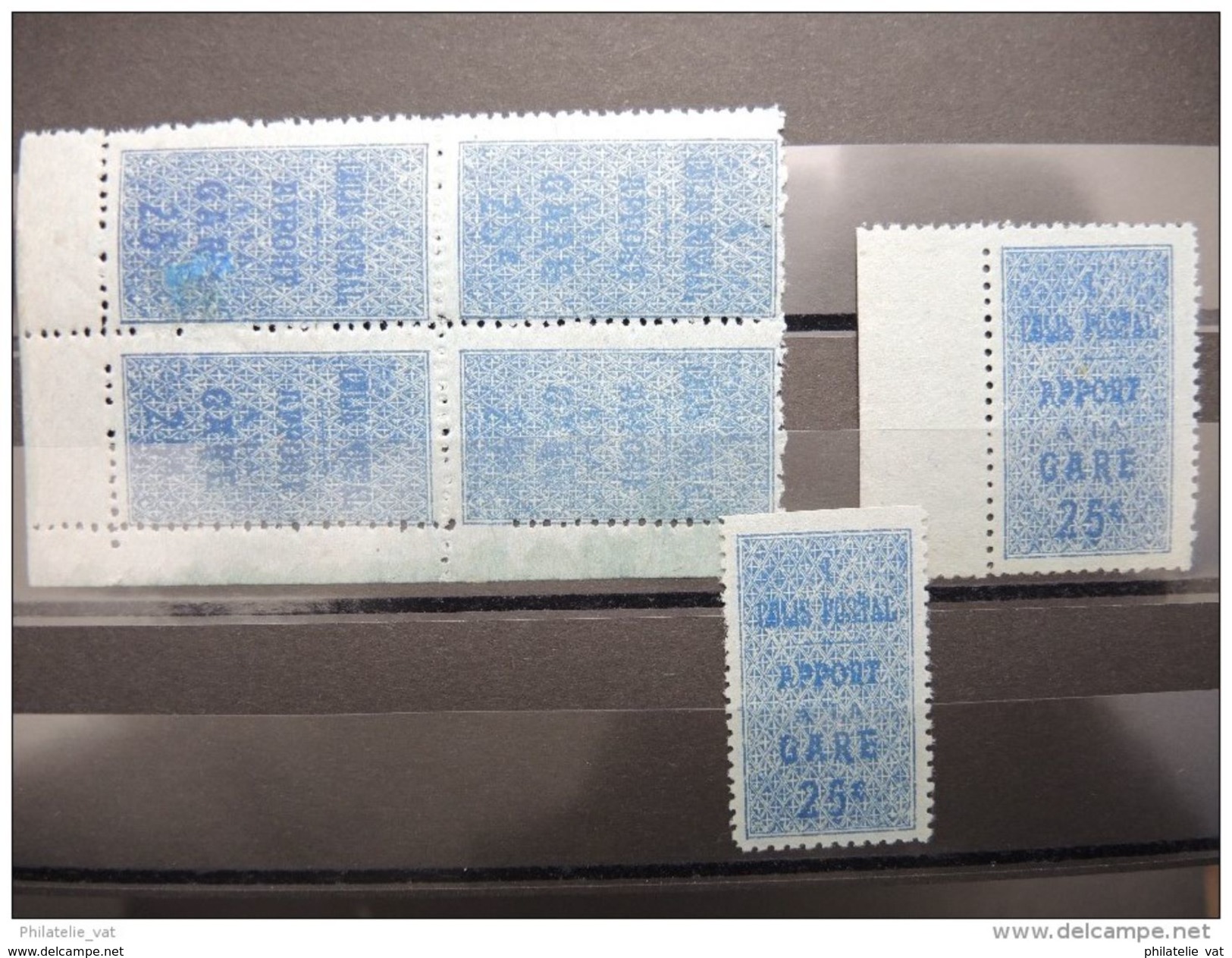 ALGERIE FRANCAISE - Superbe lot de colis postaux - Luxes - 12 plaquettes - Pas courant dans cette qualité - P16301
