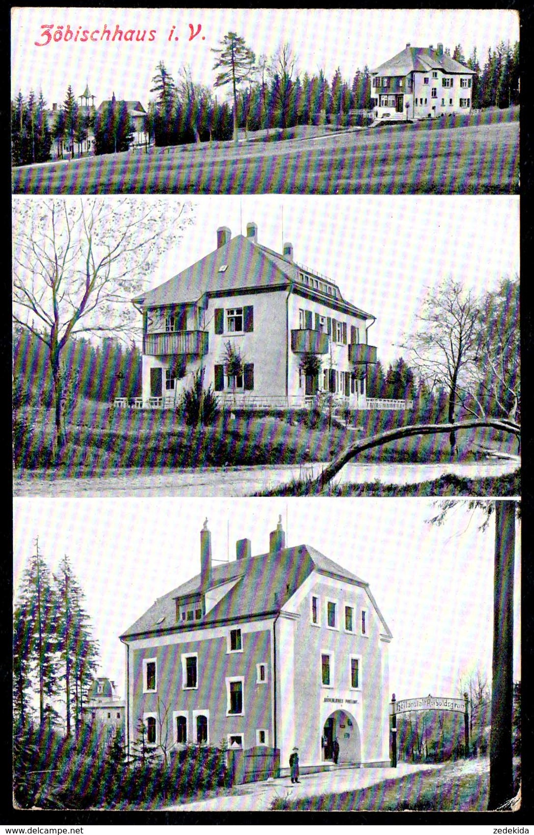 A9231 - Zöbischhaus - Bei Auerbach - Gel 1924 - Löffler & Co - Auerbach (Vogtland)