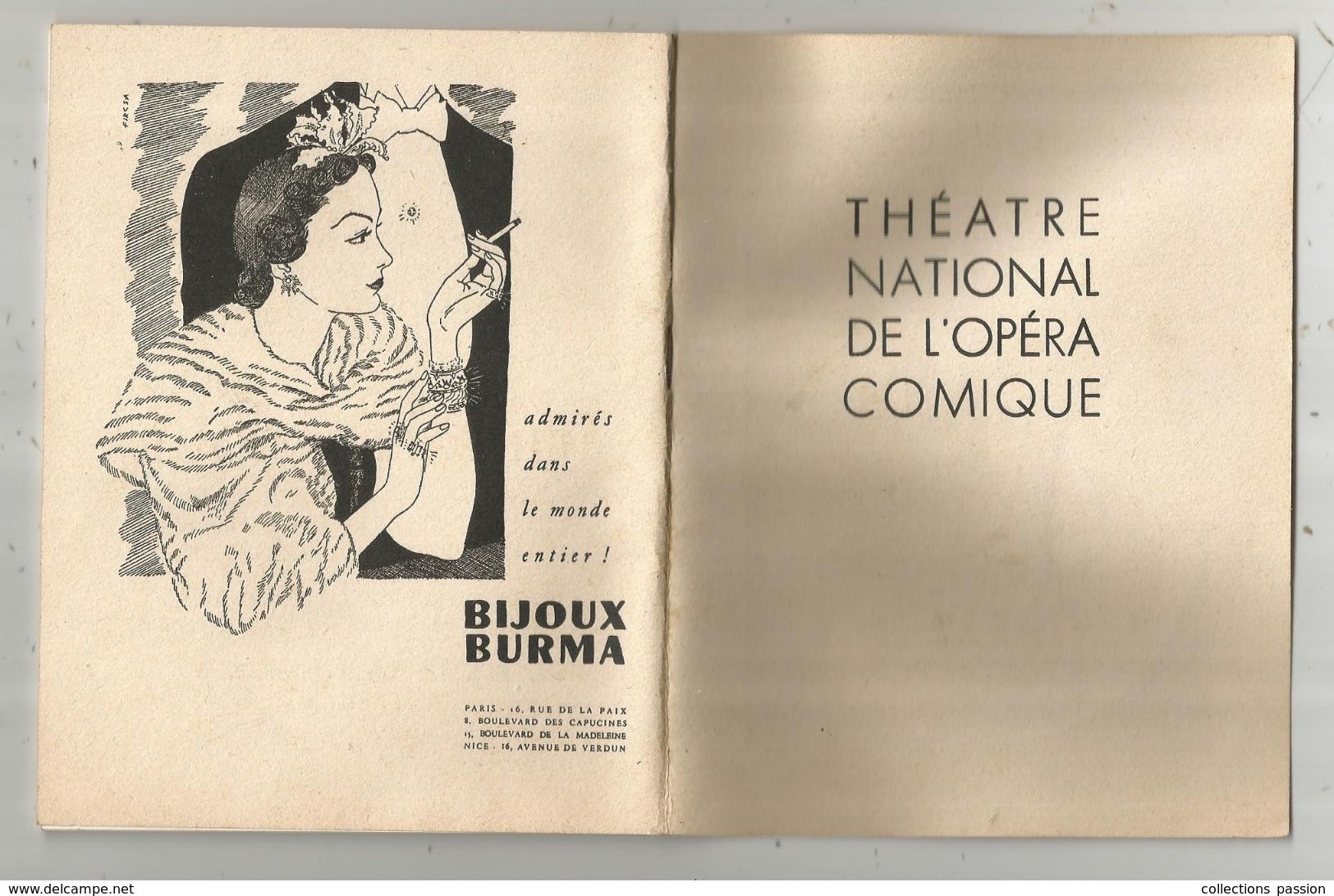 Programme , Le Barbier De Séville , 1952, Théâtre National De L'opéra Comique ,40 Pages , 6 Scans , Frais Fr : 1.95 E - Programmes