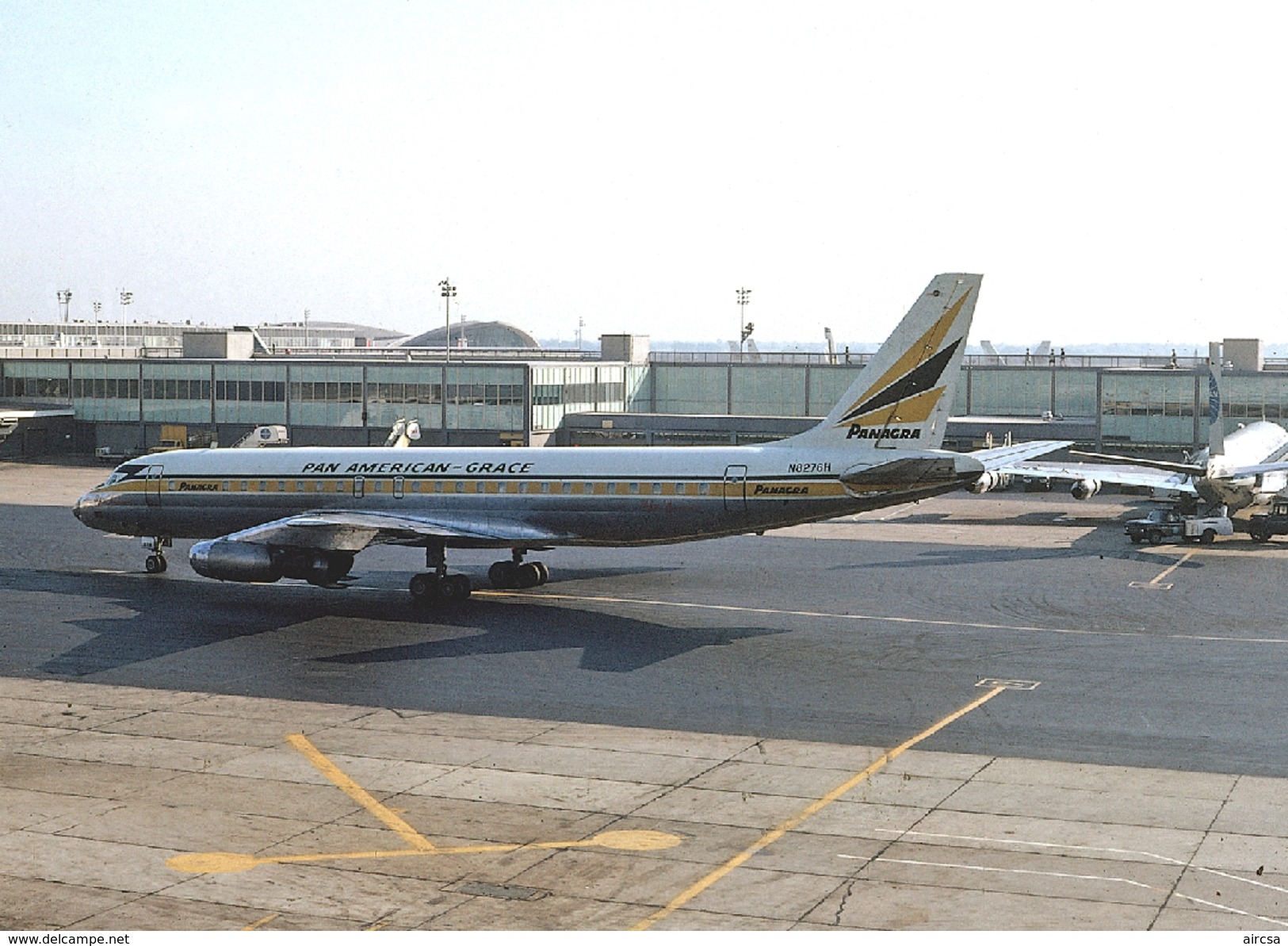 Aviation Postcard-733-PANAGRA Douglas DC-8 - 1946-....: Moderne