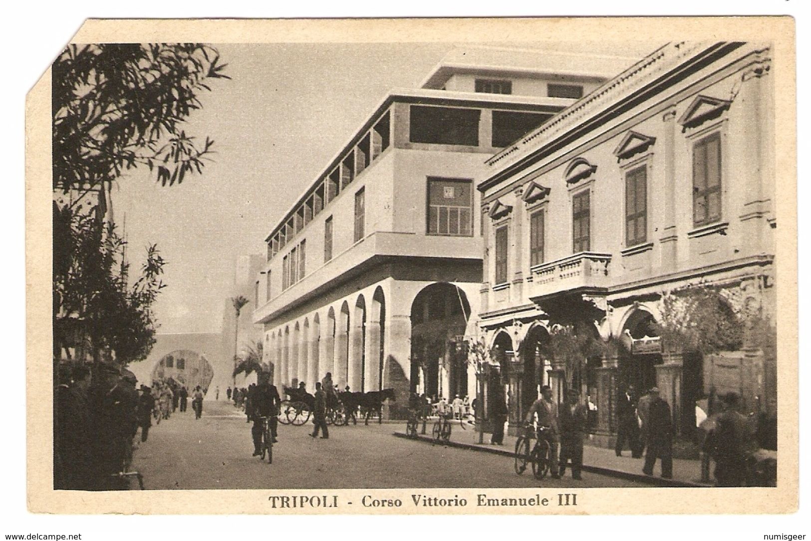 TRIPOLI   ----  Corso Vittorio Emanuele III - Libye