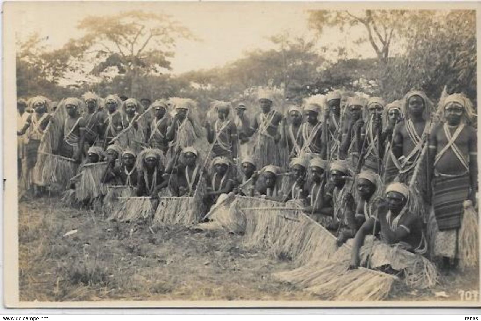 CPA Congo Belge Type Ethnic Non Circulé Carte Photo Tutsi Du Rwanda - Congo Belge