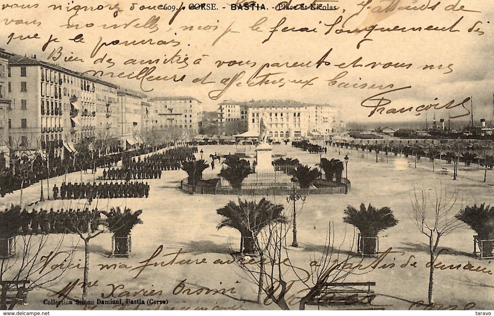 CORSE -- BASTIA - Défilé Militaire Sur La Place Saint-Nicolas - Cérémonie - Bastia