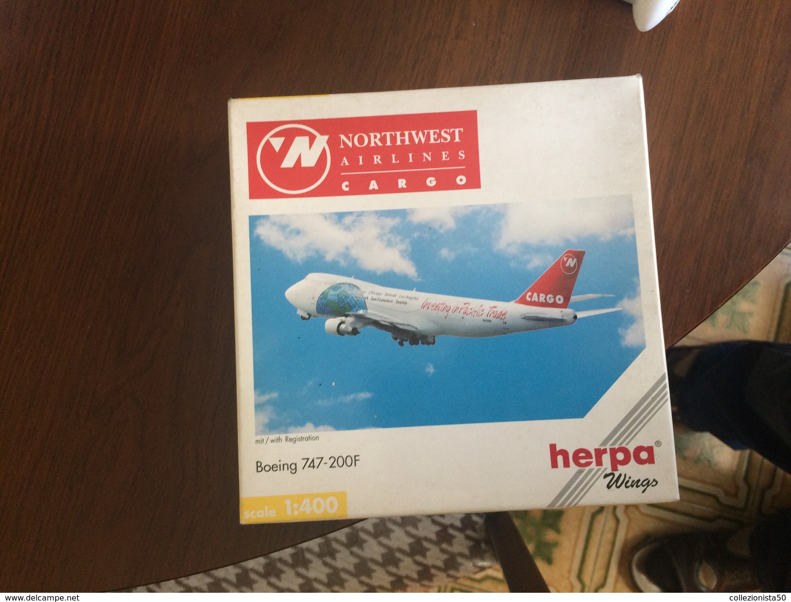 Herpa 1:400 Northwest Cargo Boeing 747 - Zonder Classificatie