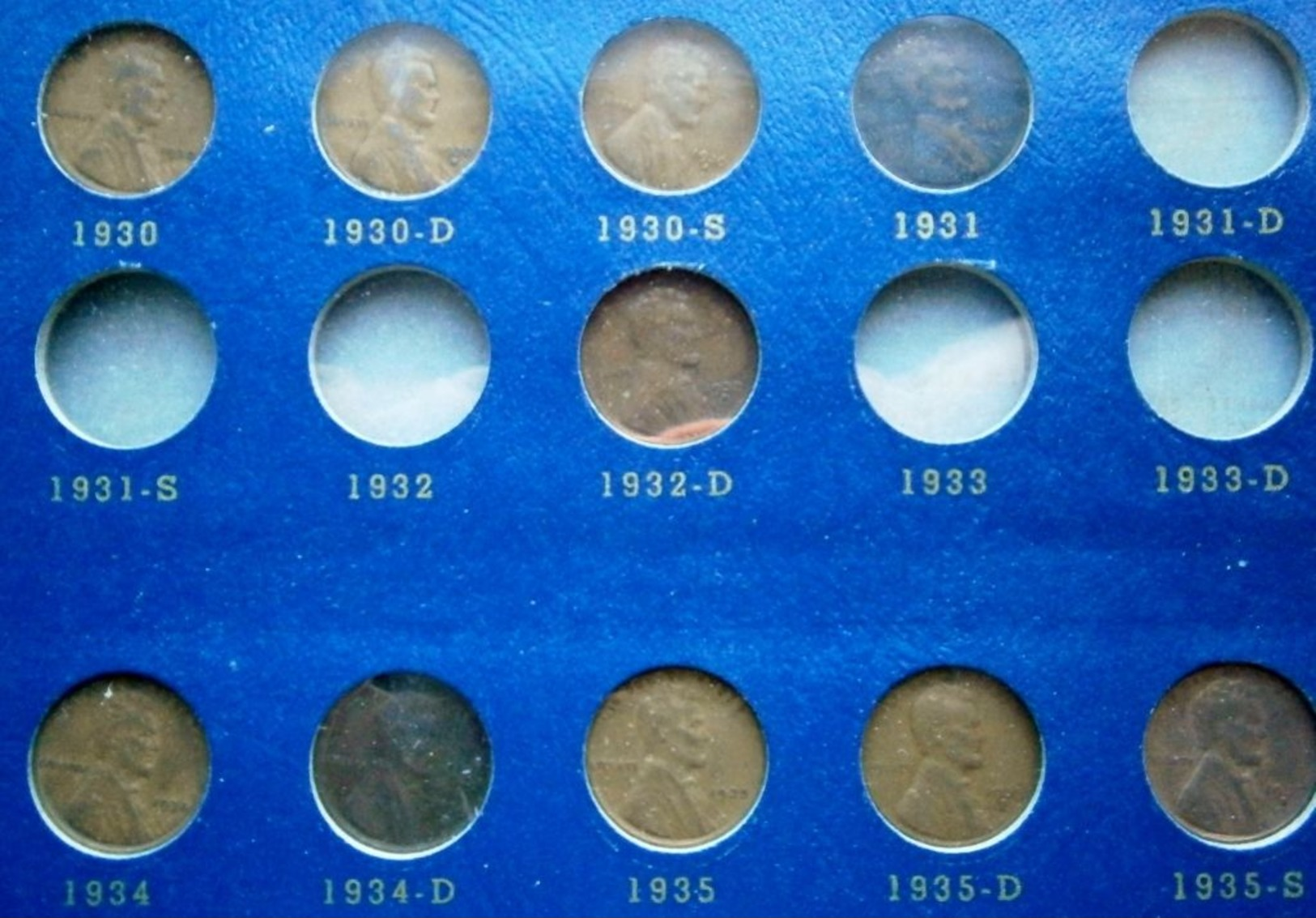 US 1909-1940 Lincoln Cents Collection in Whitman Album