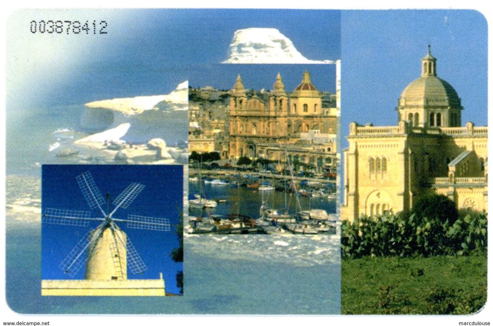 Malta. Maltacom. Cathedral. Windmill. Moulin à Vent. Lm 3 Vat Included. 57 Units. - Malte