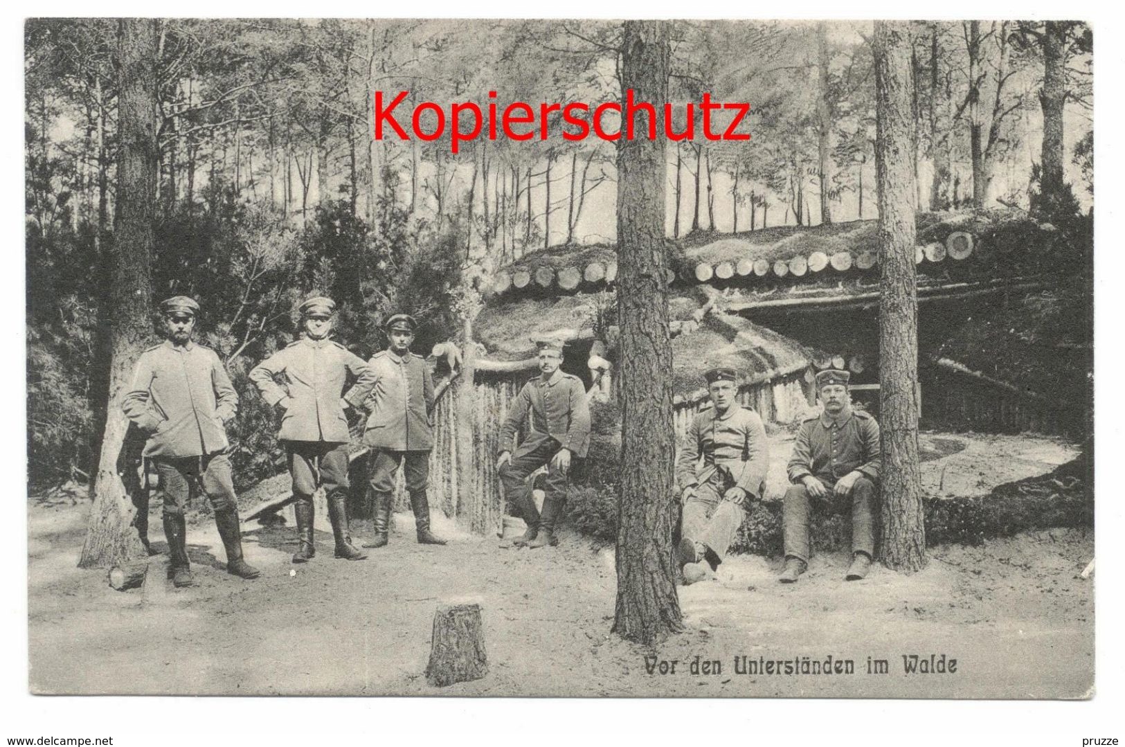 Deutsche Soldaten, Skierniewice 1916 - Weltkrieg 1914-18