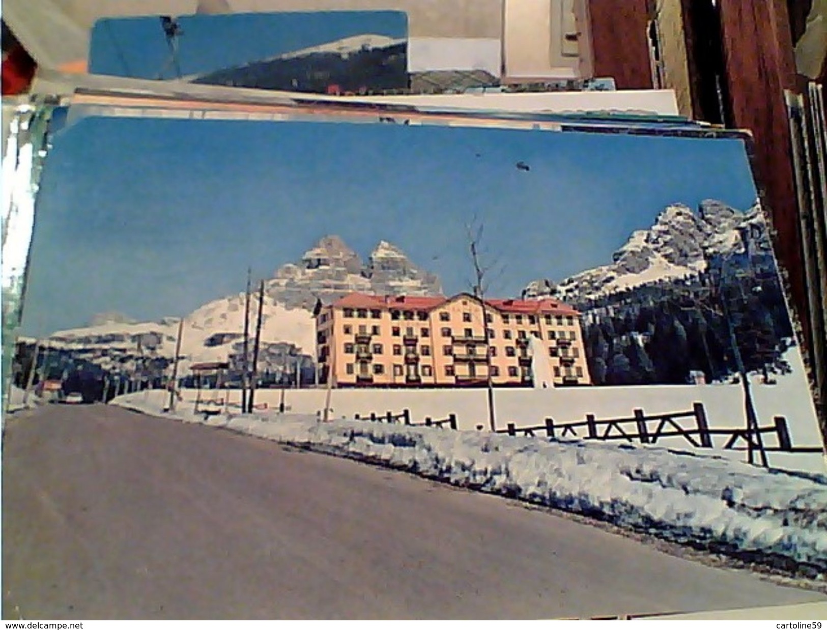 8 CARD BELLUNO RIFUGI VEDUTE  VILLAGGIO ALPINO PIO XII ALBERGO CAPPELLO PASSO DURAN VBN1954/76 GK19053 - Belluno