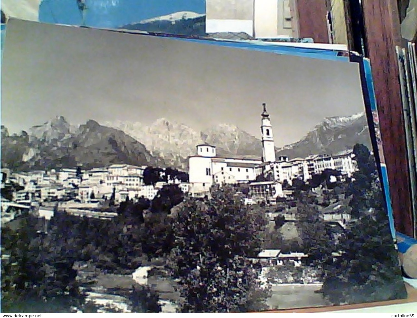 8 CARD BELLUNO RIFUGI VEDUTE  VILLAGGIO ALPINO PIO XII ALBERGO CAPPELLO PASSO DURAN VBN1954/76 GK19053