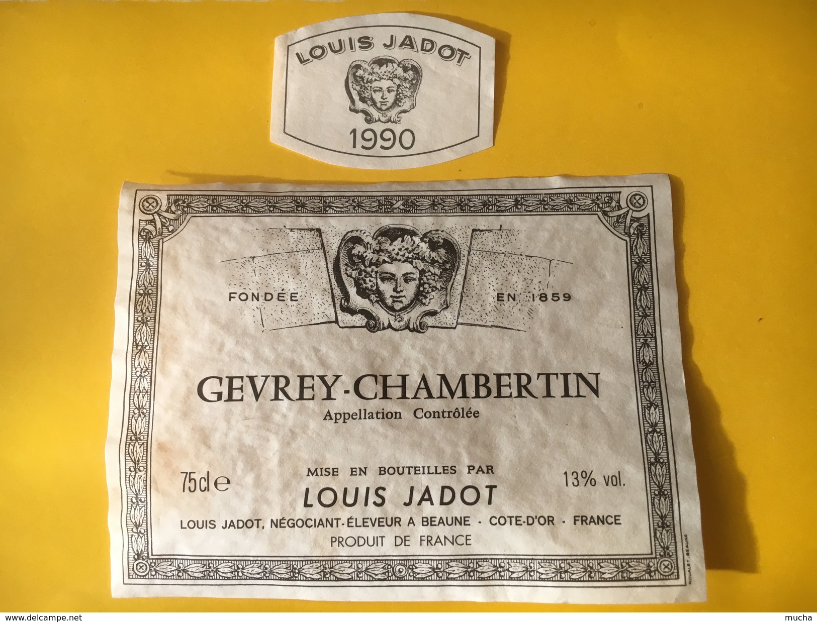 5803 - Gevrey-Chambertin 1990 Louis Jadot - Bourgogne