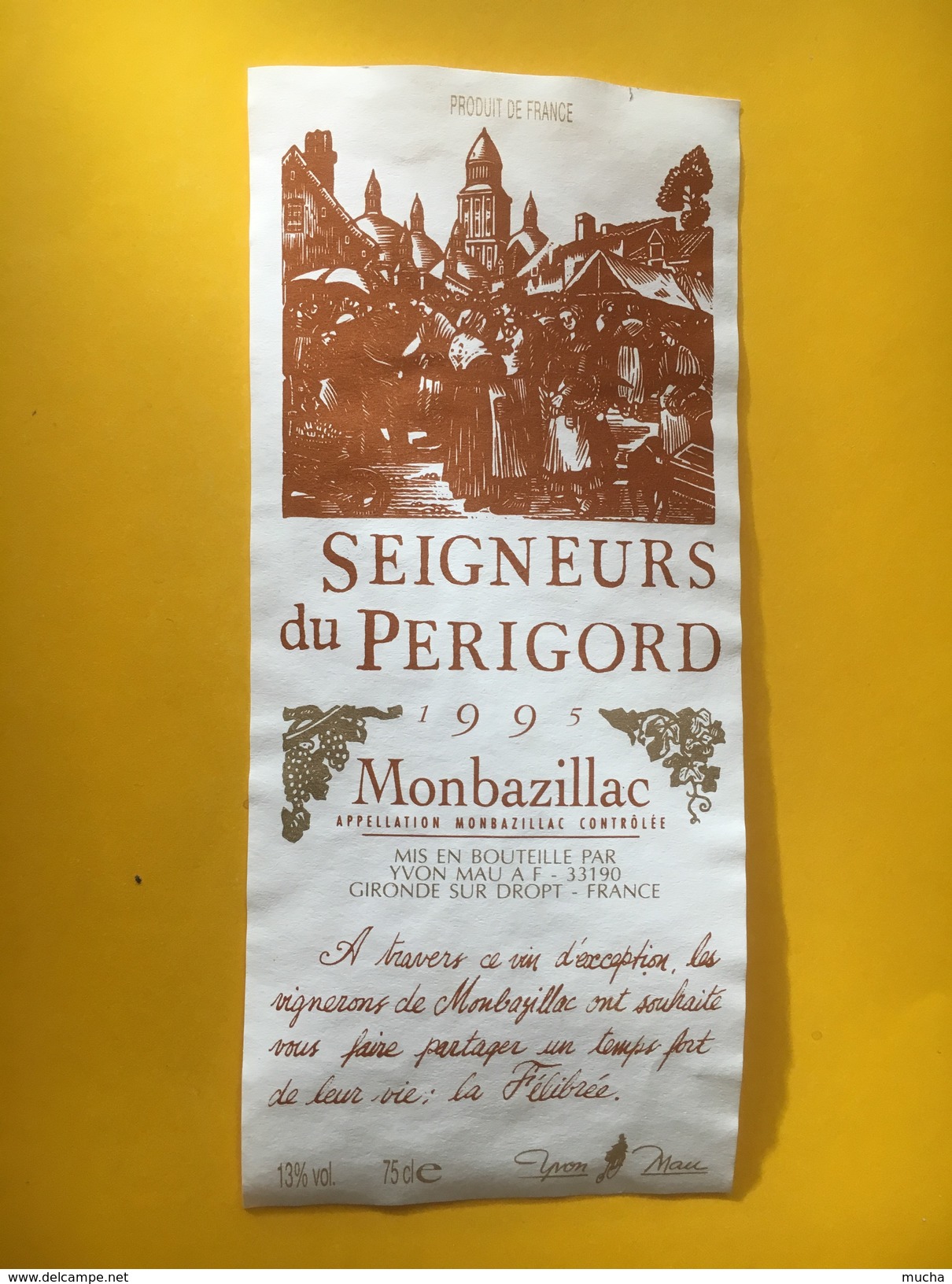 5813 - Seigneurs Du Périgord 1995 Monbazillac - Monbazillac