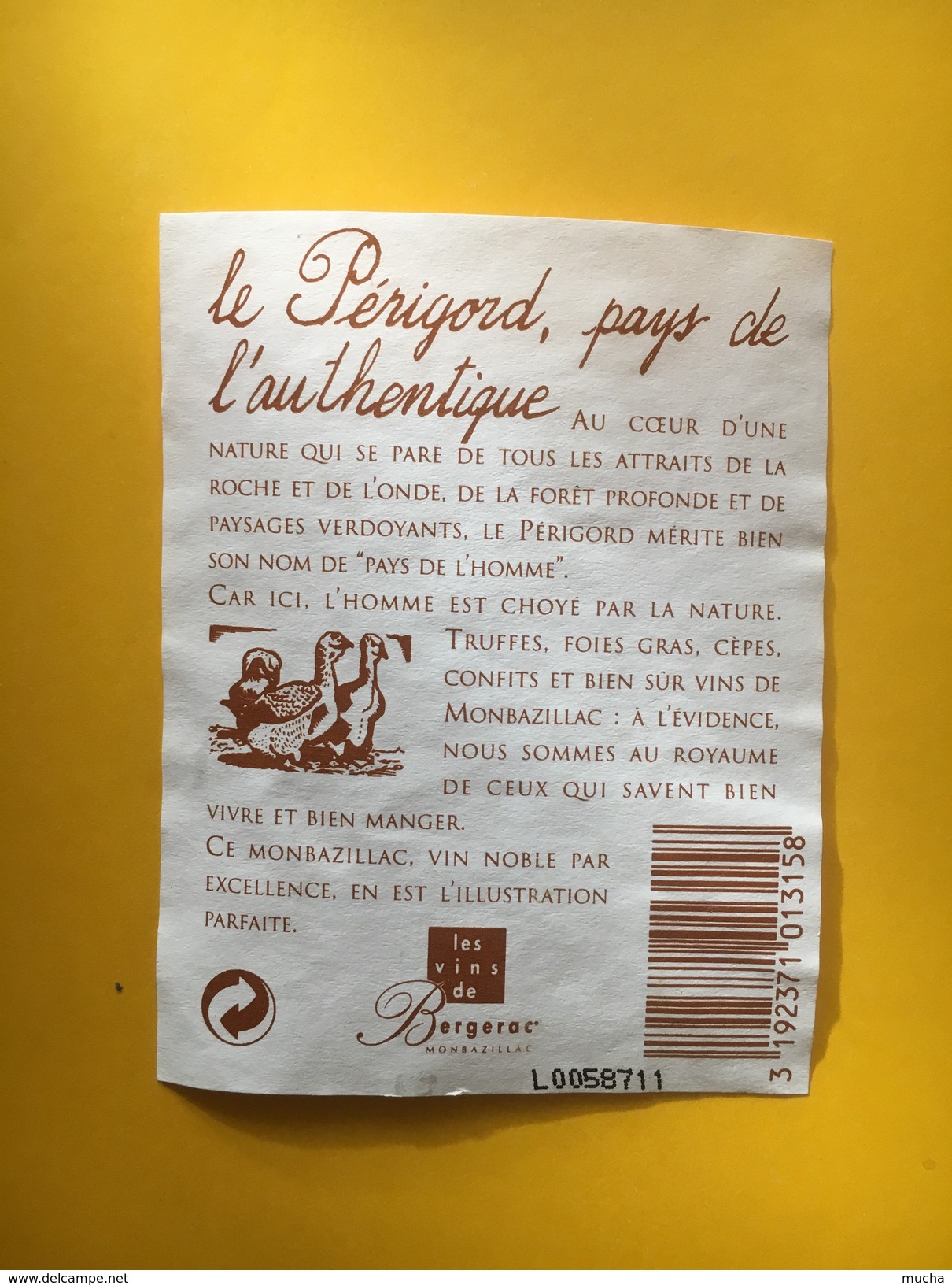 5813 - Seigneurs Du Périgord 1995 Monbazillac - Monbazillac