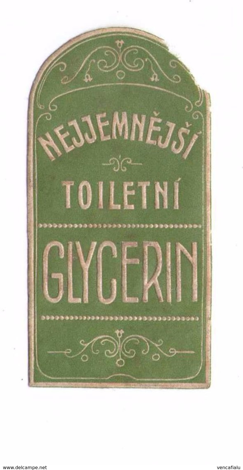 Czechoslovakia -  Soap With Glycerin, Old  Label From Year Cca 1930,. Very NICE!!! - Labels