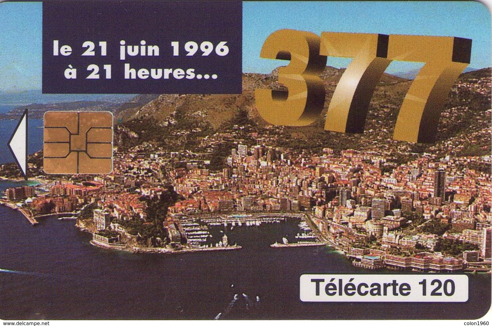 MONACO. MCO-55.  377 - Changement De Numérotation. 1996-06. (039) - Monaco