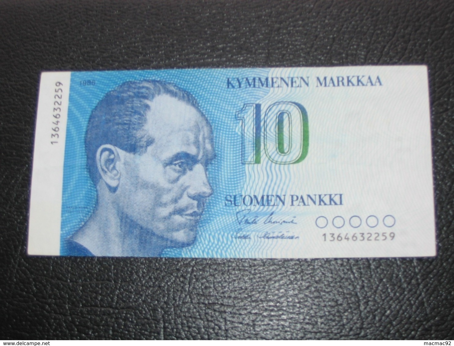 10 Kymmenen Markkaa 1986 - Suomen Pankki - Finlands Bank **** ACHAT IMMEDIAT *** - Finlande