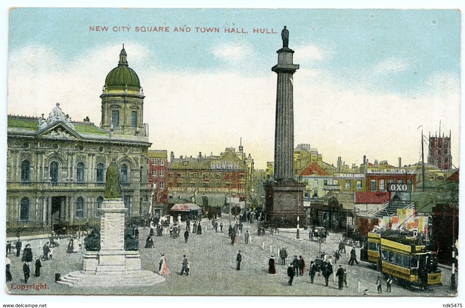 HULL : NEW CITY SQUARE AND TOWN HALL - Hull