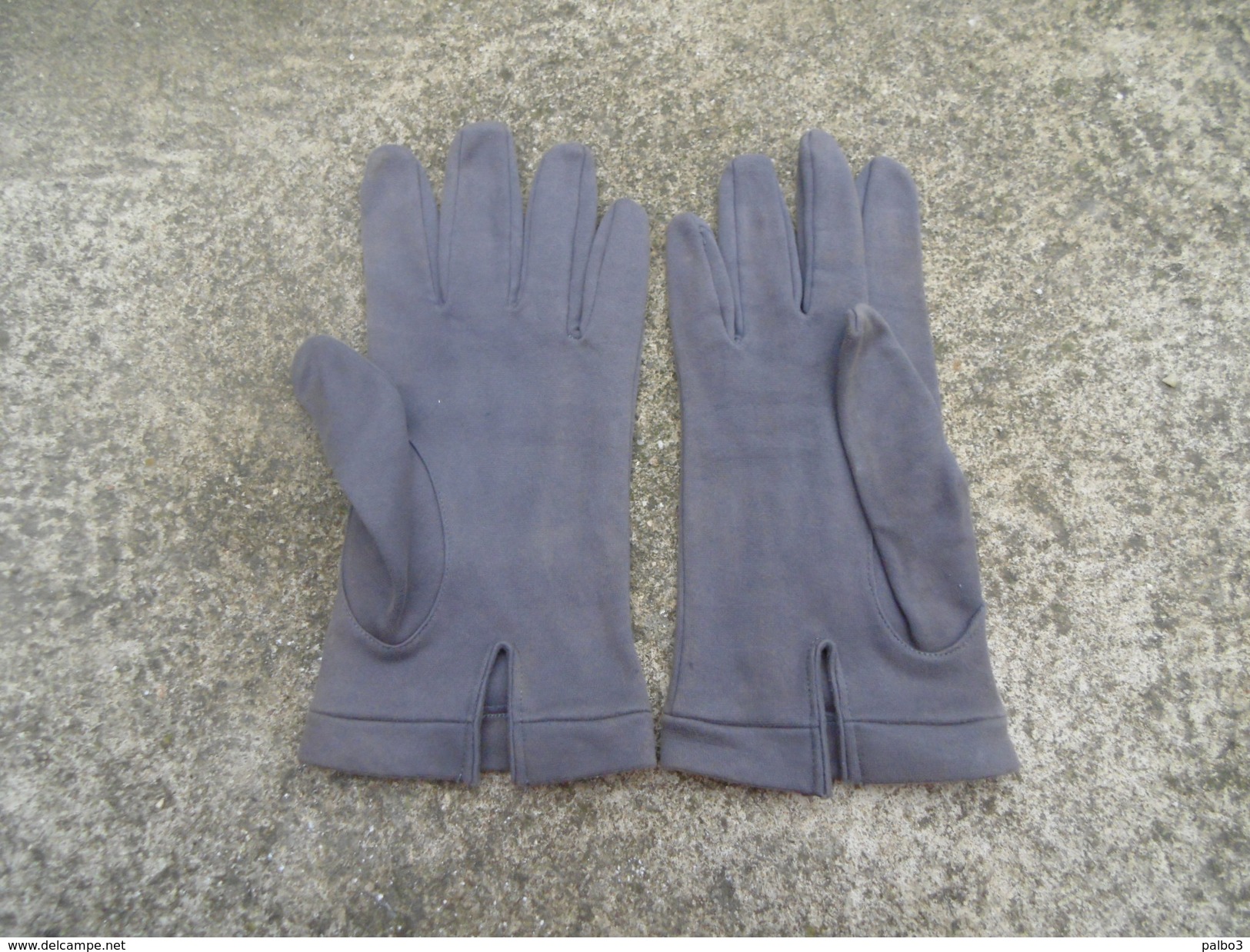 Paire De Gants En Tissu Allemand D'officier De Taille 7 1/2 époque Ww2 - 1939-45