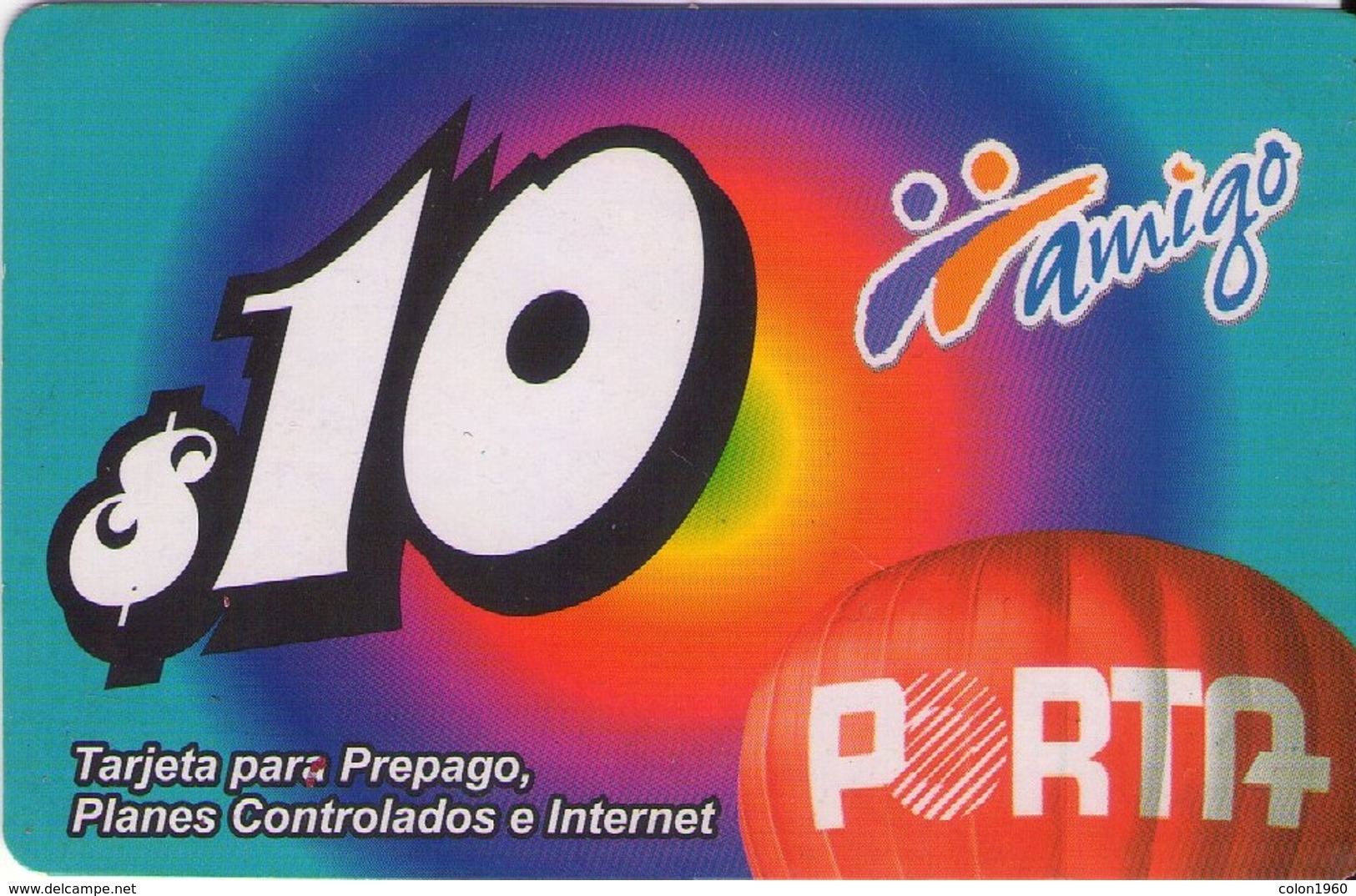 TARJETA TELEFONICA DE ECUADOR (PORTA-AMIGO) (755) - Equateur