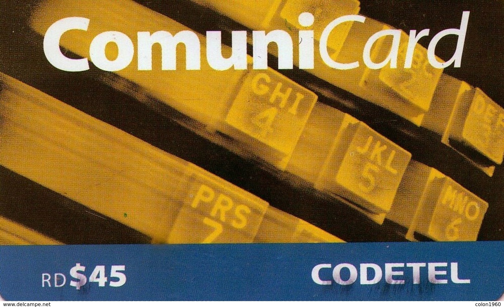 TARJETA TELEFONICA  DE LA REPUBLICA DOMINICANA (PREPAGO). (741) - Dominicana