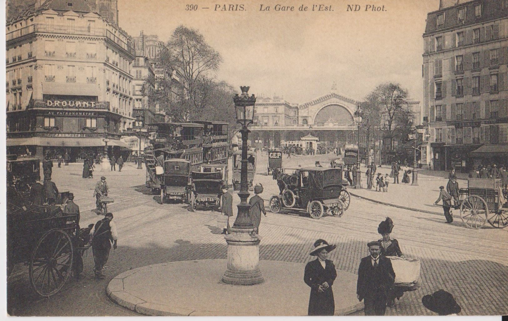 390 - Paris - La Gare De L'Est - ND Phot - Arrondissement: 10