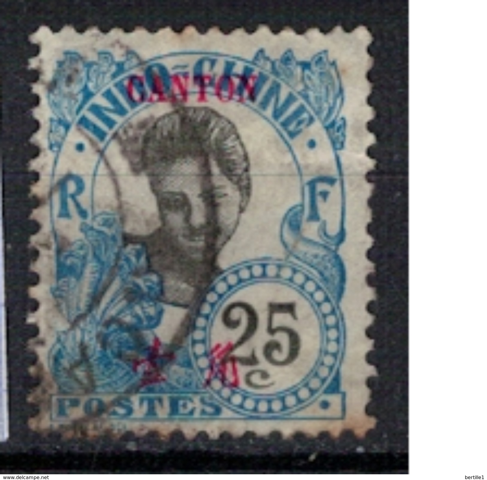 CANTON      N°  YVERT   57           OBLITERE       ( O   2/16 ) - Used Stamps