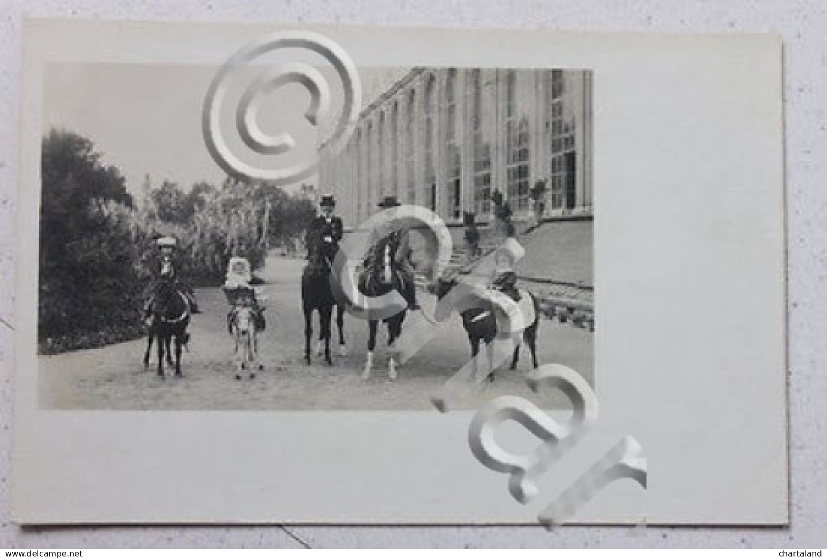 Fotocartolina Monarchia Famiglia Reale Savoia A Racconigi 1906 - Autres & Non Classés