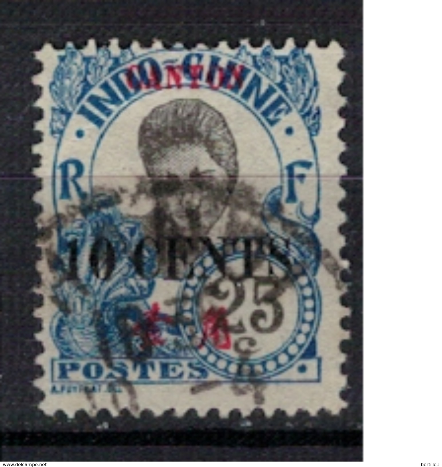 CANTON      N°  YVERT      74    ( 1 )     OBLITERE       ( O   2/16 ) - Used Stamps