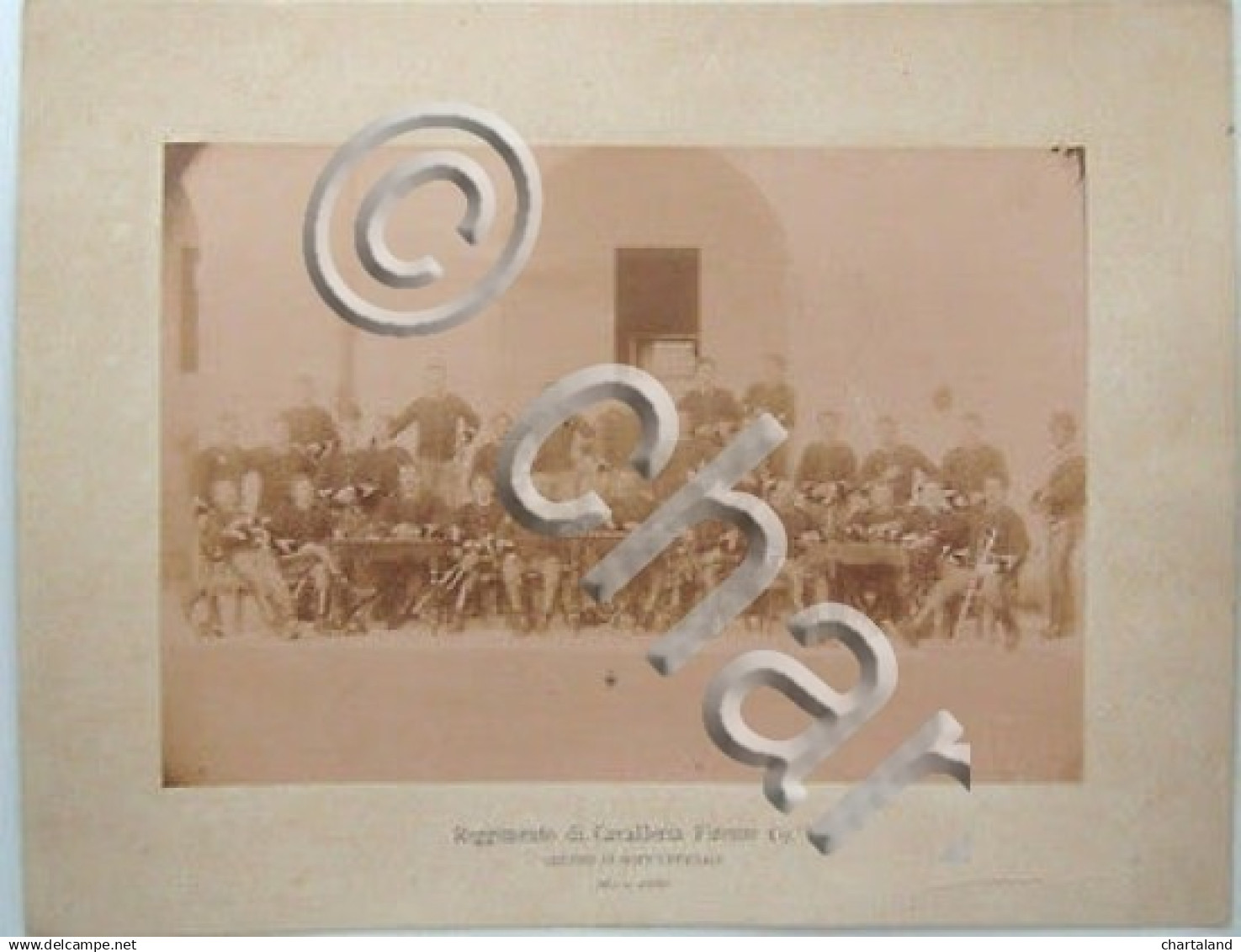 Foto Epoca 9° Reggimento Cavalleria Sottufficiali 1890 - Altri & Non Classificati