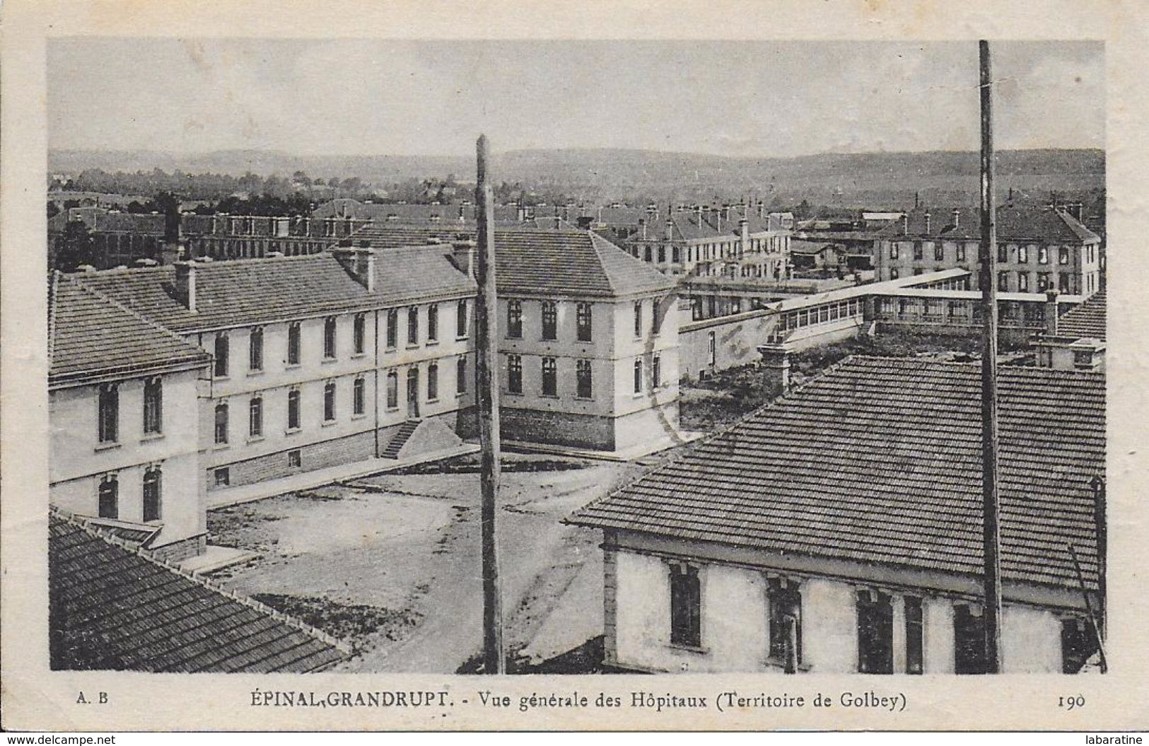 88) EPINAL  GRANDRUPT  - Vue Générale De Hôpitaux  -  Territoire De Golbey - Golbey