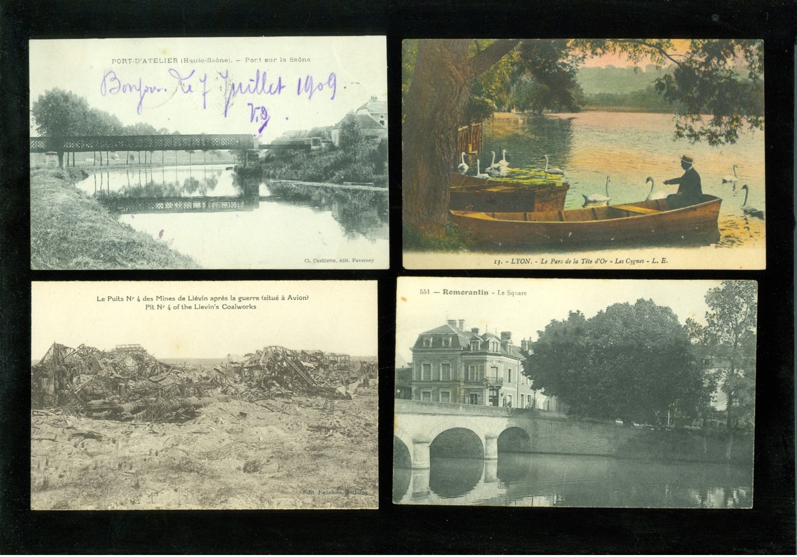 Beau lot de 60 cartes postales de France       Mooi lot van 60 postkaarten van Frankrijk  -  60 scans