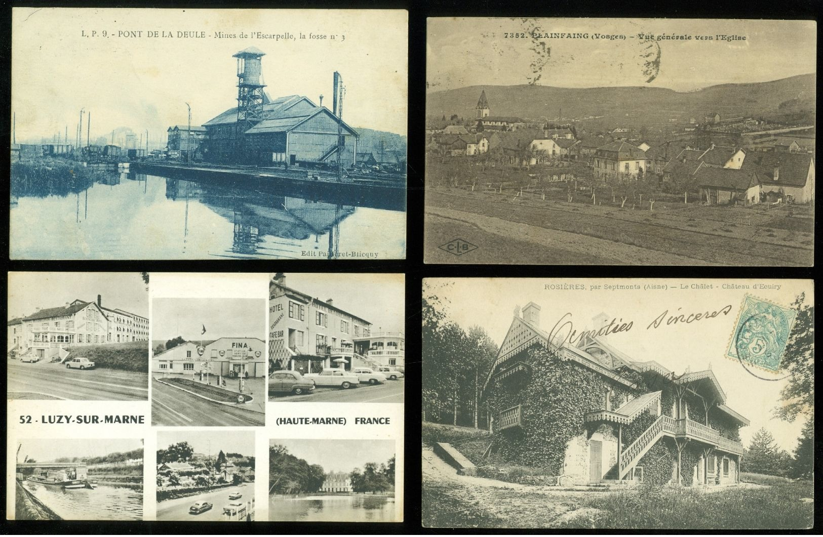 Beau lot de 60 cartes postales de France       Mooi lot van 60 postkaarten van Frankrijk  -  60 scans