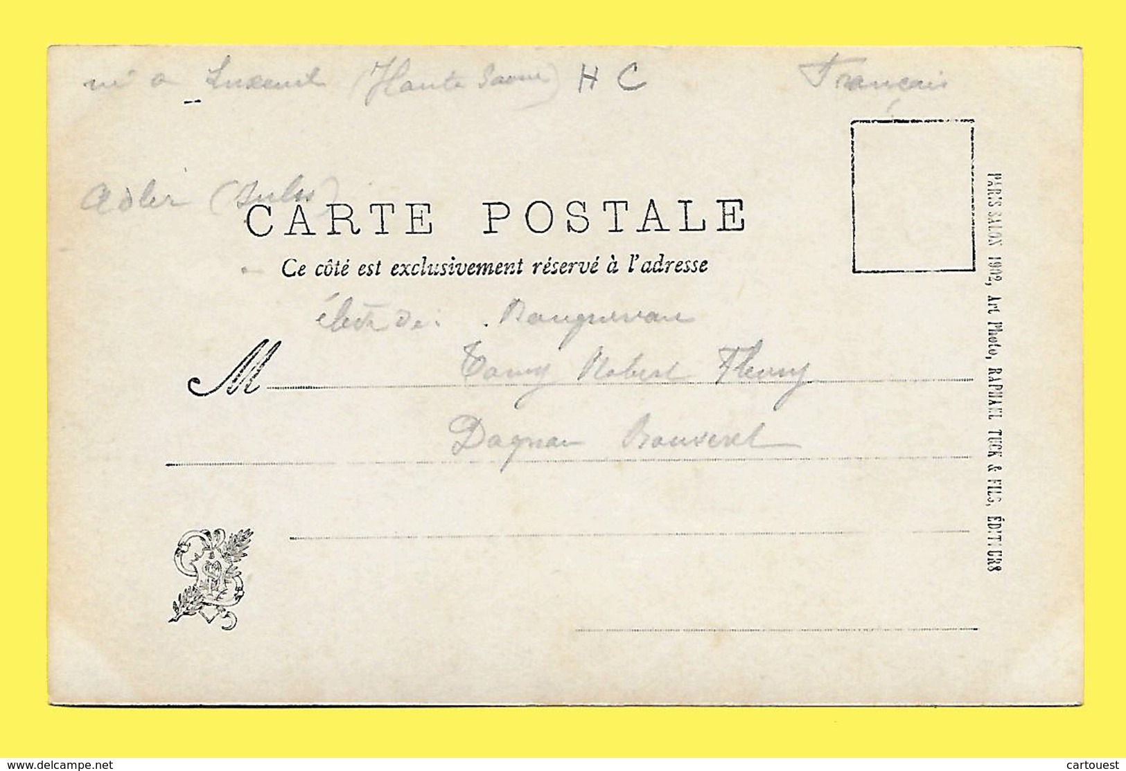 CPA TUCK RAPHAEL SALON 1902  JULES ADLER LE PARIS D ÉTÉ - Tuck, Raphael