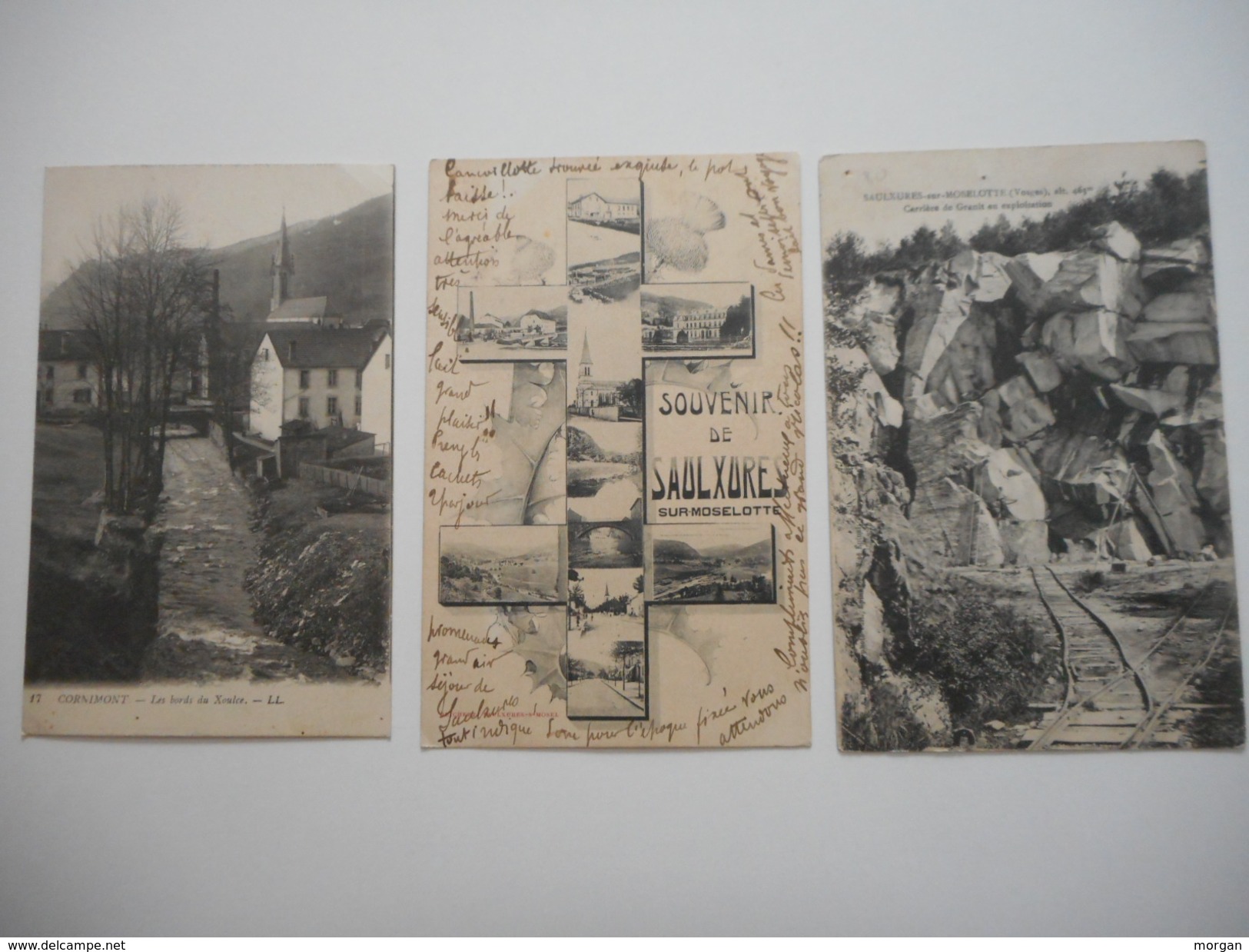 88, SAULXURES SUR MOSELOTTE - LOT DE CARTES PHOTO ET CPA DE SAULXURES ET CORNIMONT