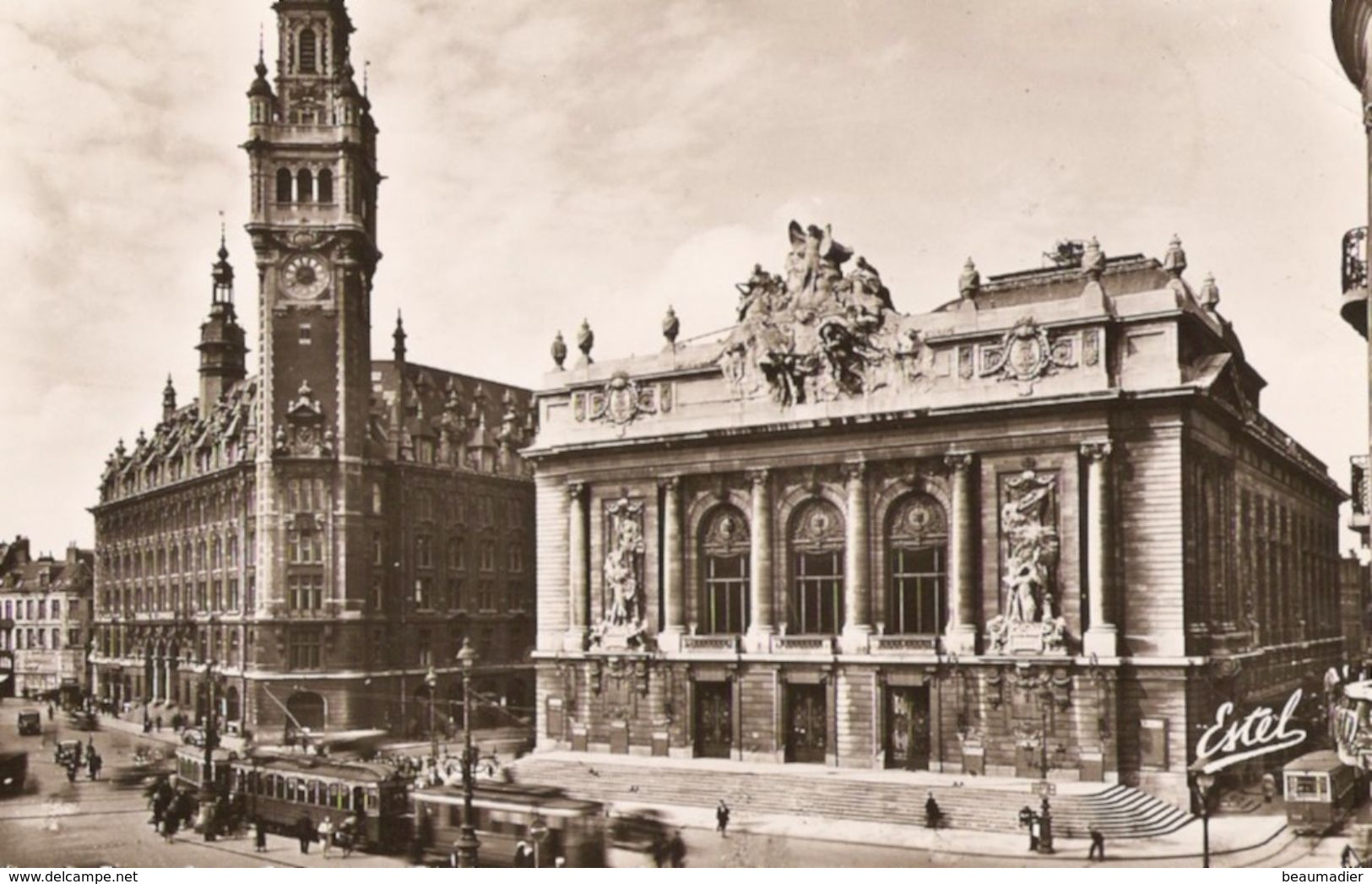 Lille Bourse Opéra Mongy 400 Tram Tramway Streetcar ELRT Roubaix Tourcoing - Lille