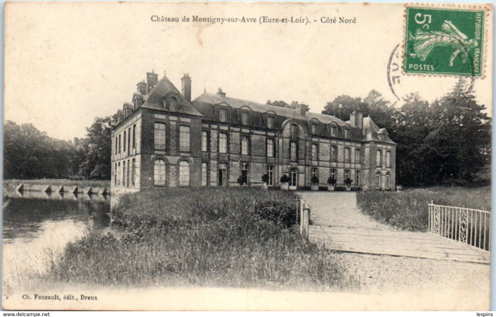 28 - MONTIGNY Sur AVRE --  Château Côté Nord - Montigny-sur-Avre