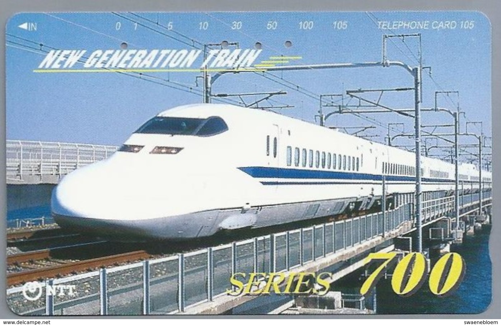 JP.- Japan, Telefoonkaart. Telecarte Japon. NTT. - NEW GENERATION TRAIN - SERIES 700 - Trains