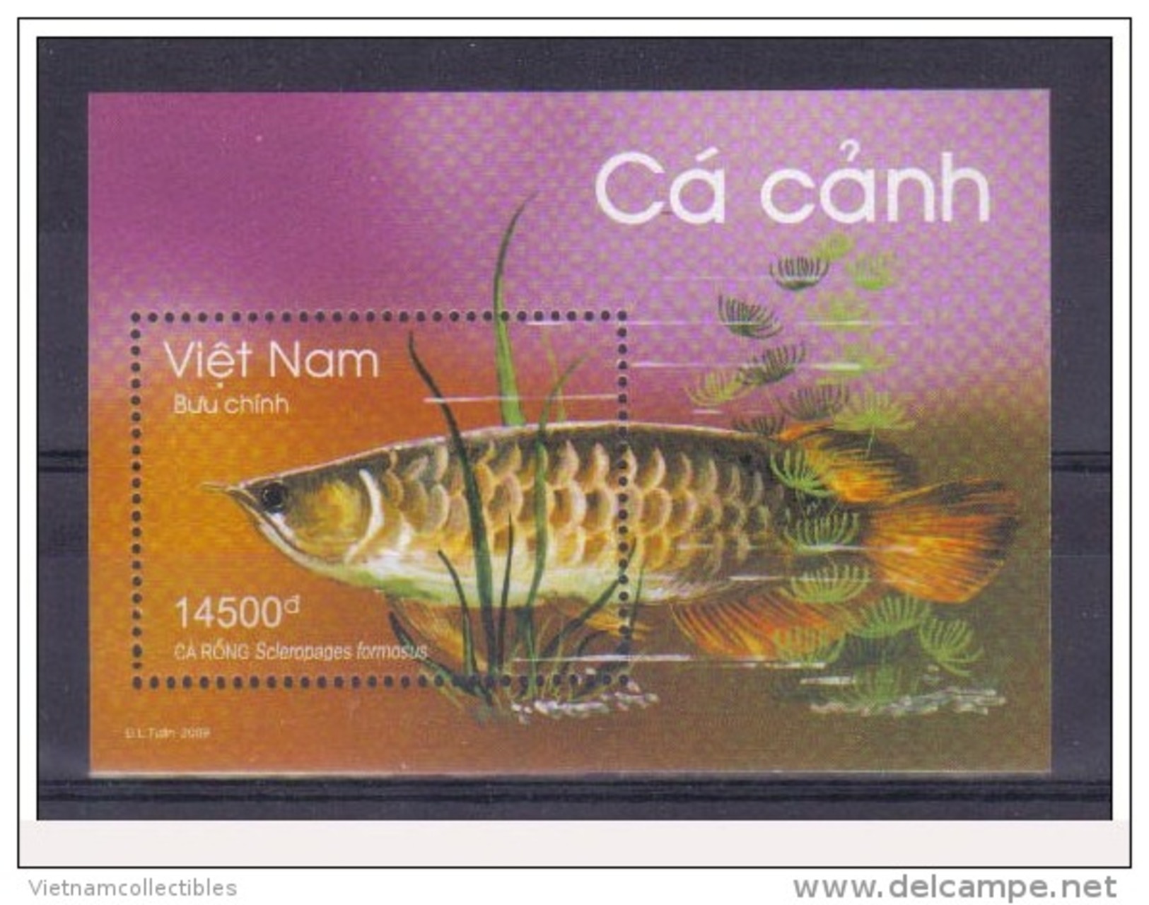 Vietnam Viet Nam MNH Perf Withdrawn Souvenir Sheet 2009 : Ornamental Fishes / Fish (Ms986B) - Vietnam