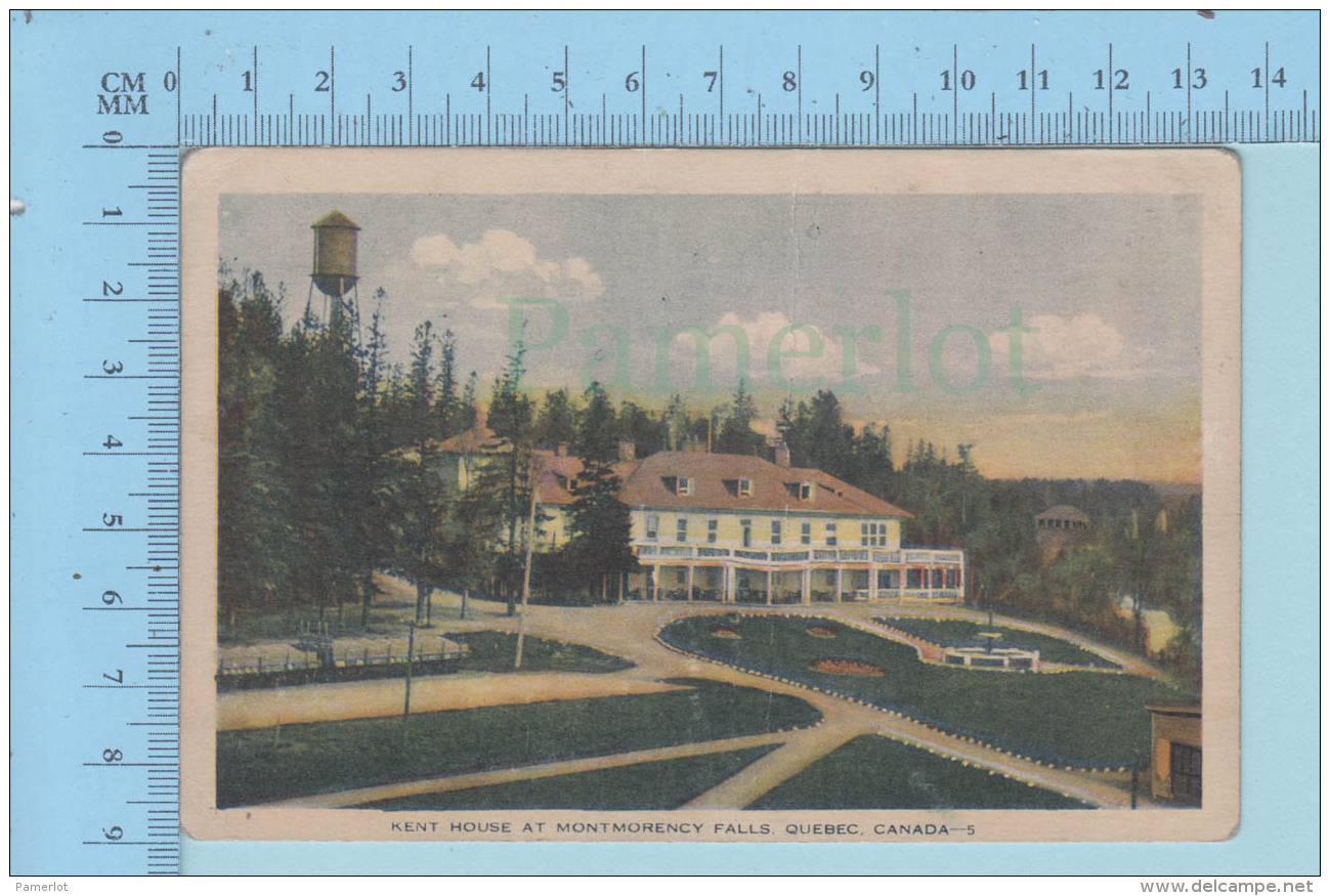 Montmorency Falls Quebec Canada -  Kent House, Water Tank, Silo D'eau - Postcard, Carte Postale, - Chutes Montmorency